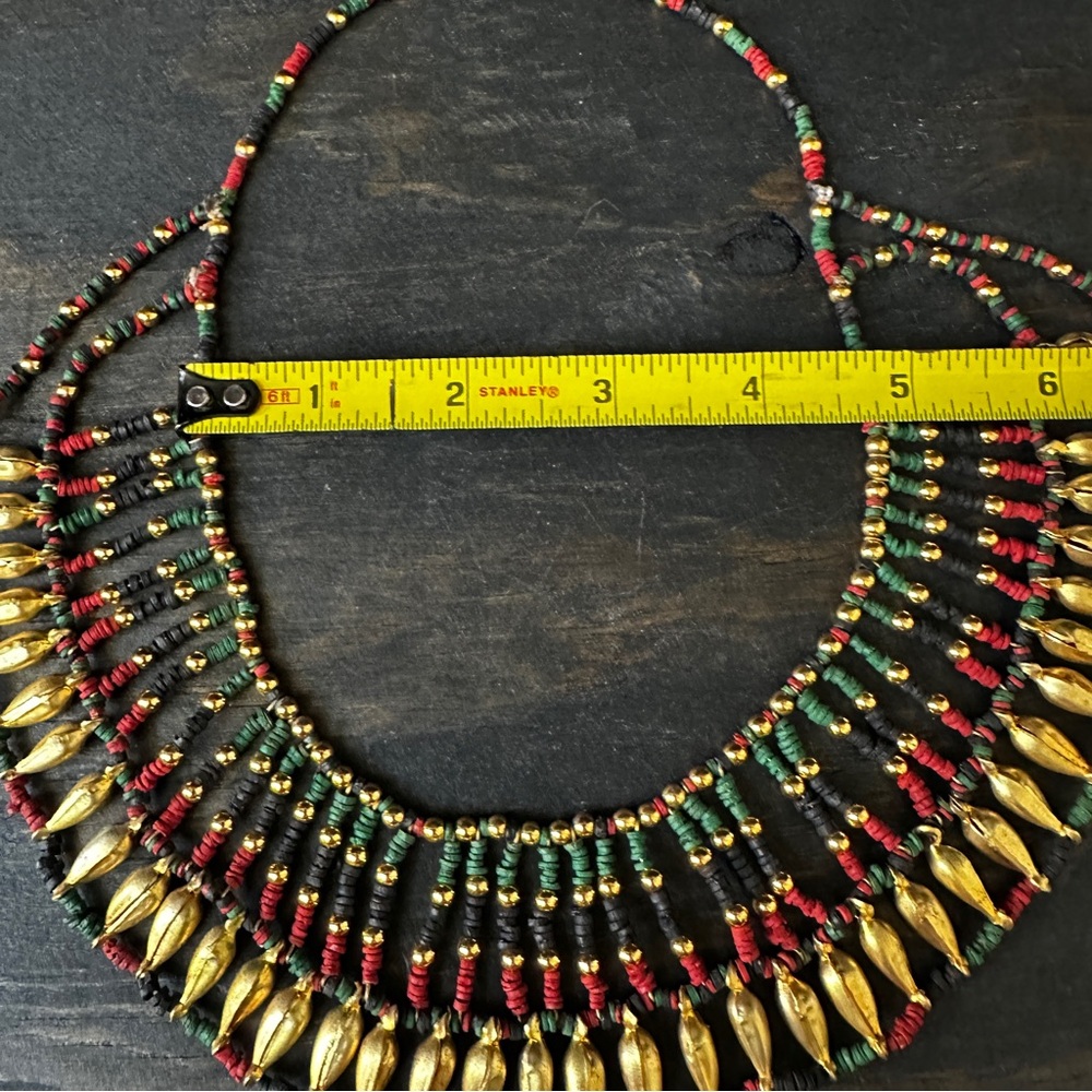 Vintage Egyptian Faience Necklace - Picture 14 of 15
